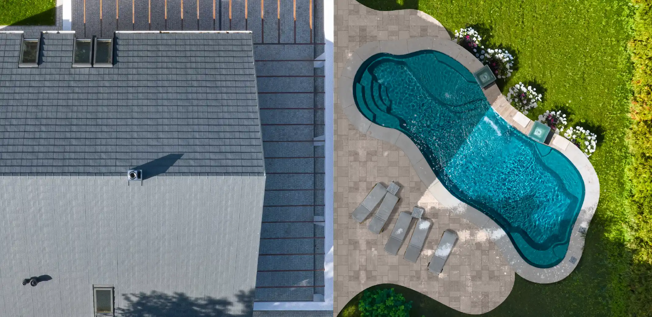 Key Features of the Aria Backyard Fiberglass Pool Design