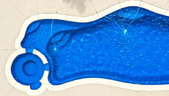 Tahiti Blue swimming pool color example